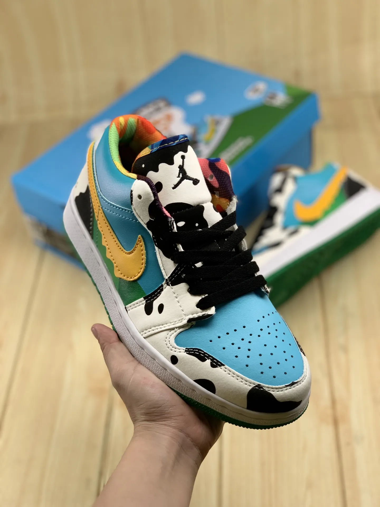 Fake Rep Replica Nike SB Dunk Low Ben & Jerry's Chunky Dunky Sneakers | YtaYta