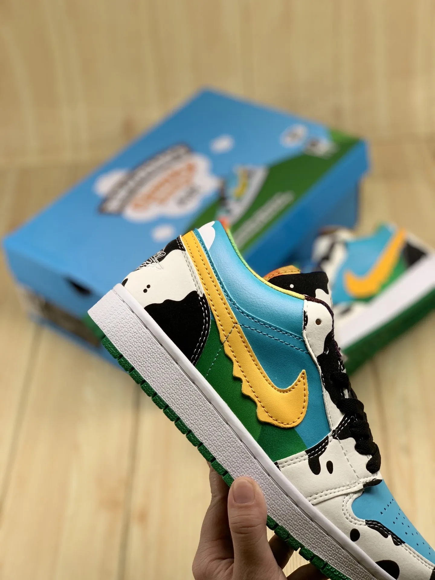 Fake Rep Replica Nike SB Dunk Low Ben & Jerry's Chunky Dunky Sneakers | YtaYta