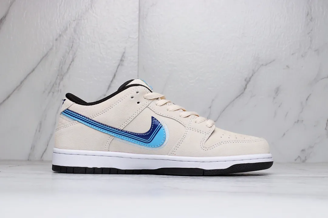 Nike SB Dunk Low 'Truck It' Replica - Light Cream Deep Royal Blue | YtaYta