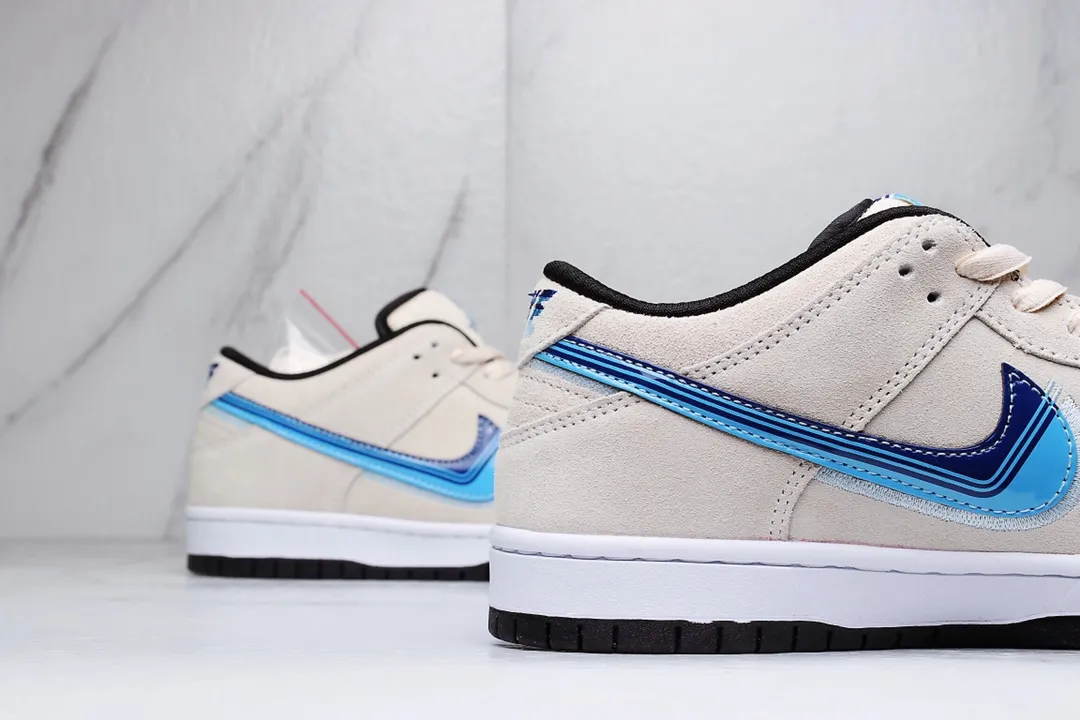 Nike SB Dunk Low 'Truck It' Replica - Light Cream Deep Royal Blue | YtaYta