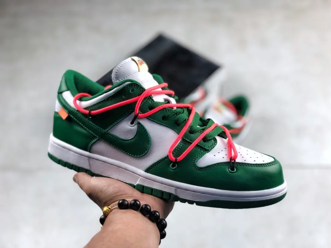 Exploring the Replica Nike Dunk Low Off-White Pine Green Sneakers | YtaYta