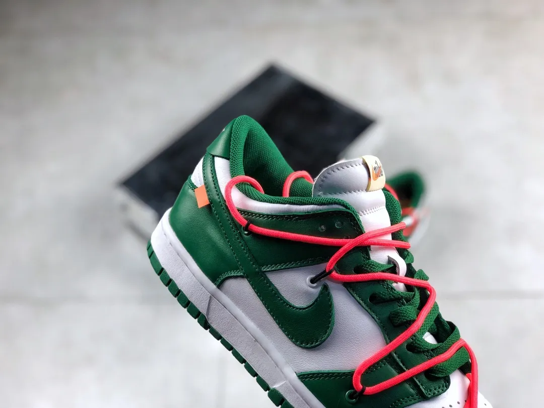 Exploring the Replica Nike Dunk Low Off-White Pine Green Sneakers | YtaYta