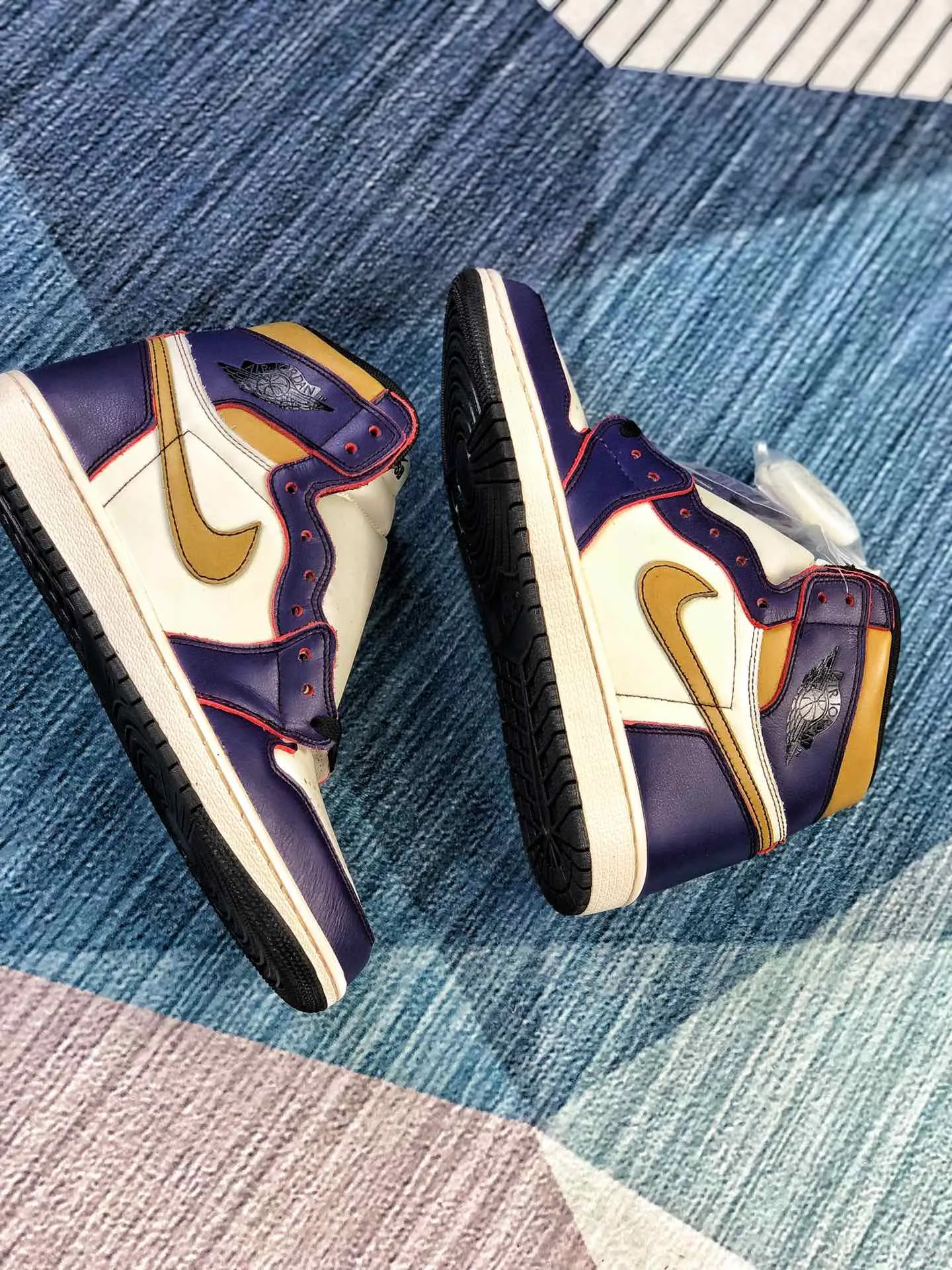 Nike Air Jordan 1 Retro High OG LA to Chicago Purple Yellow (Replica) | YtaYta