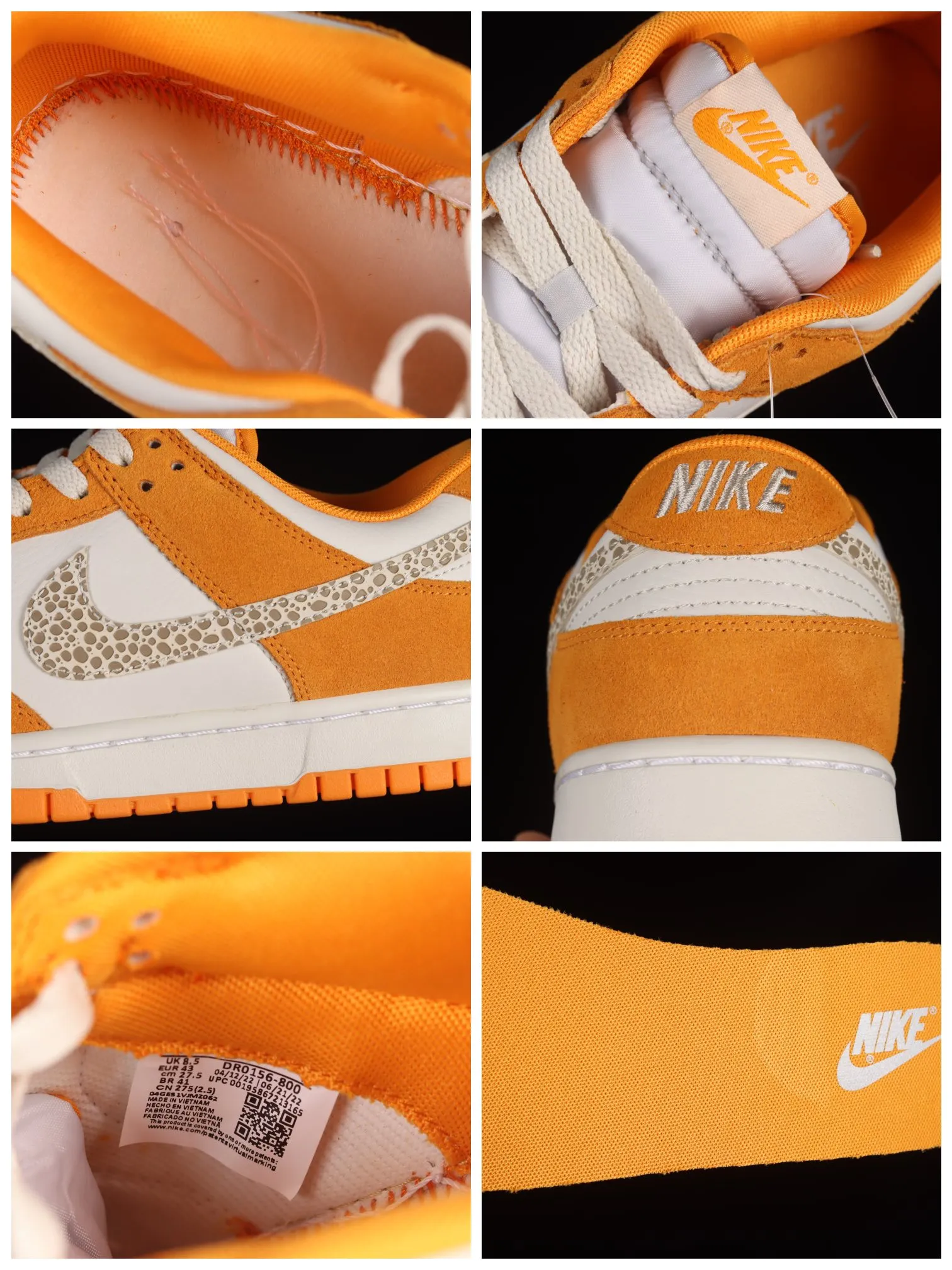 Nike Dunk Low 'Safari Swoosh Kumquat' Replica Review | YtaYta