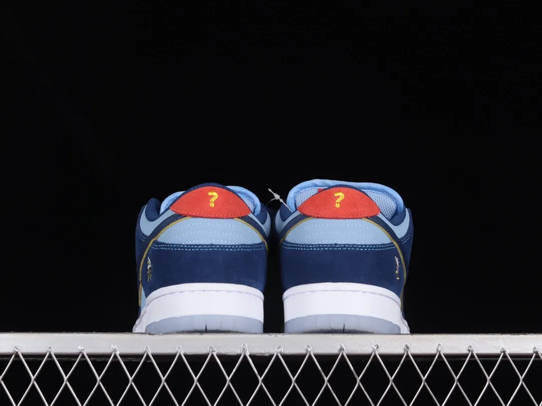 Nike SB Dunk Low 'Why So Sad?' Fake Rep Review: Coastal Blue/Speed Yellow-University Red | YtaYta