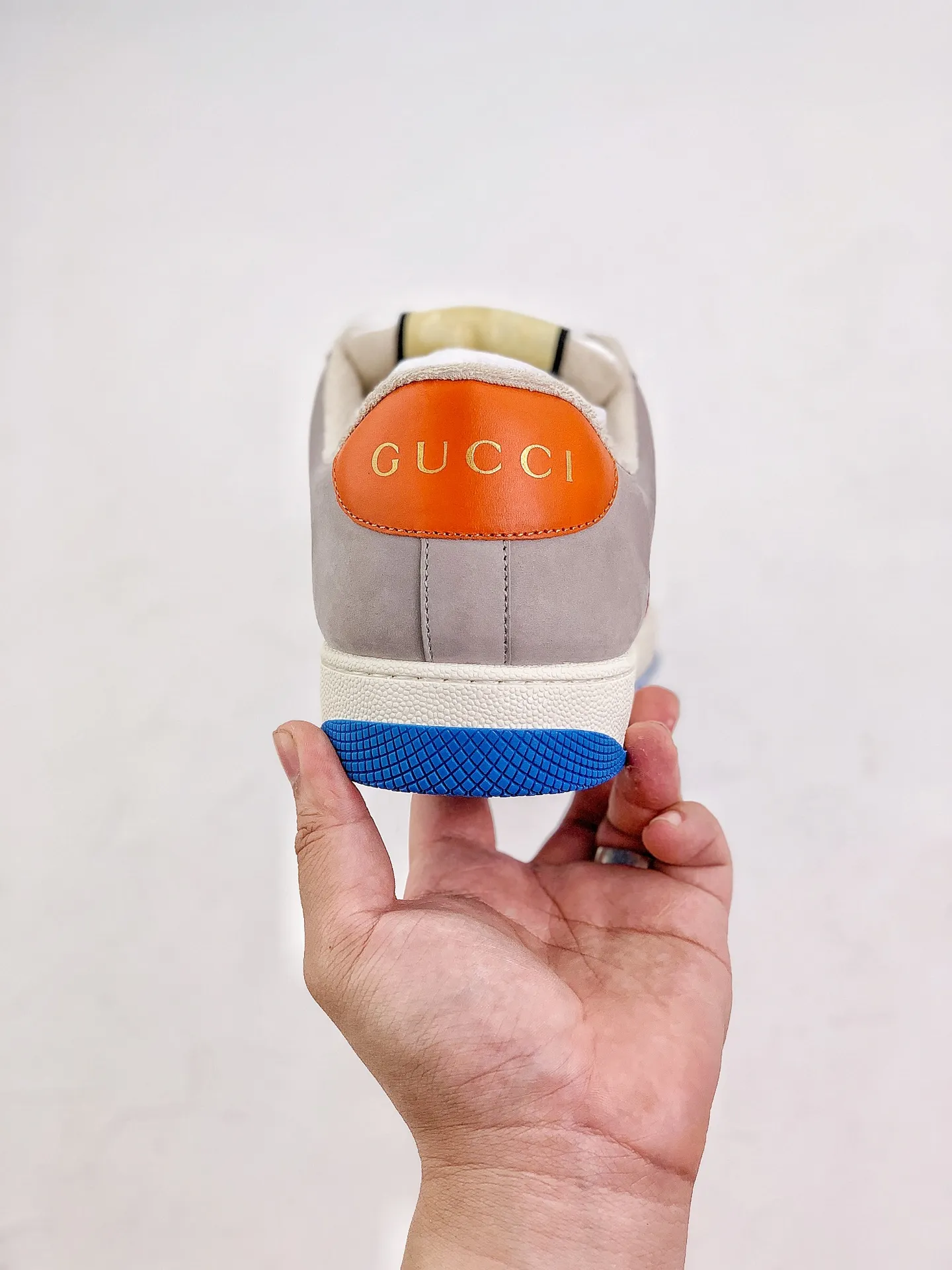 Fake Replica Gucci Screener Sneakers in Dusty Orange - 70% Off! | YtaYta