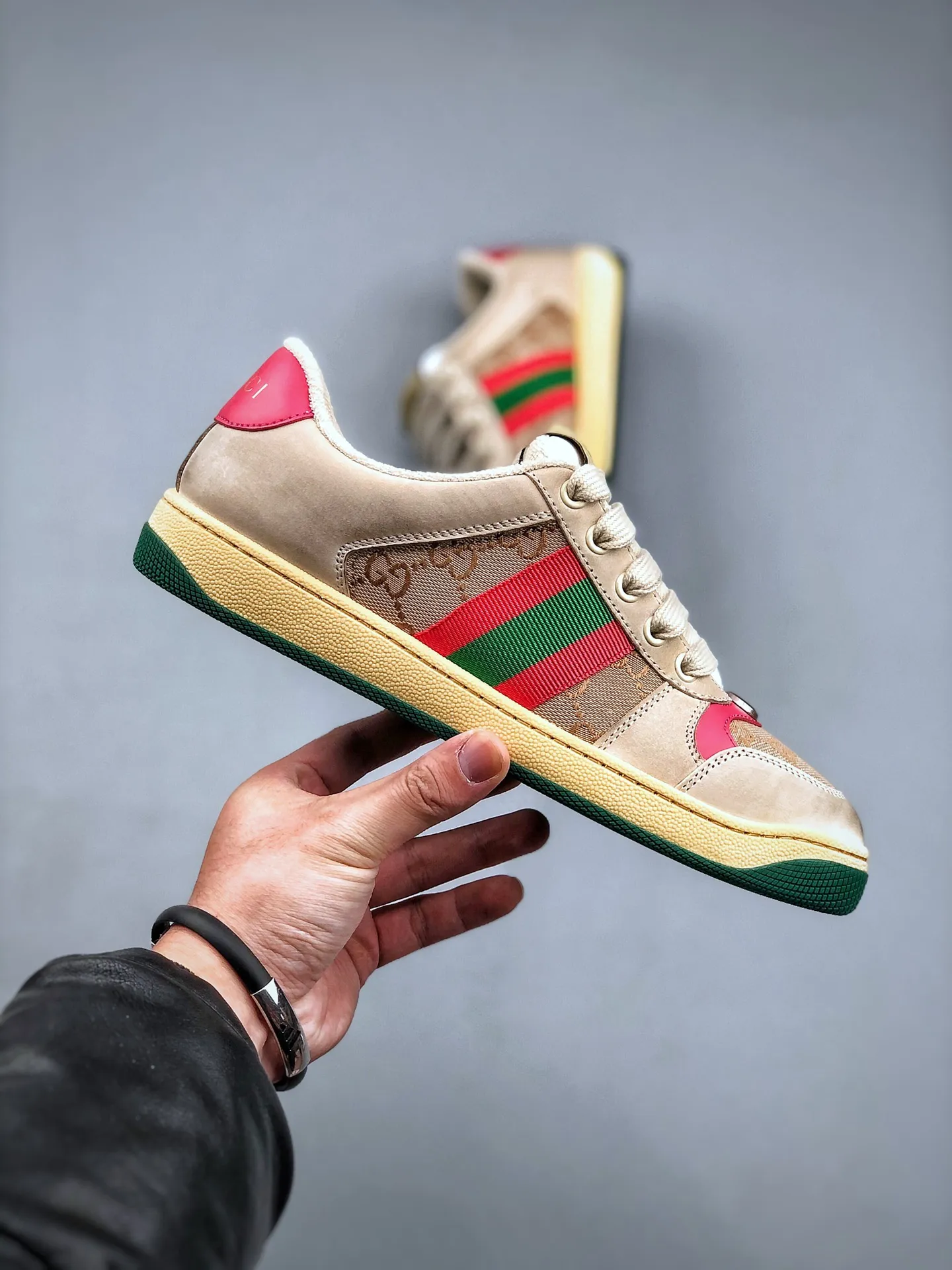 Gucci Women's Screener Leather Sneakers - White and More: The Replica Market Unveiled | YtaYta