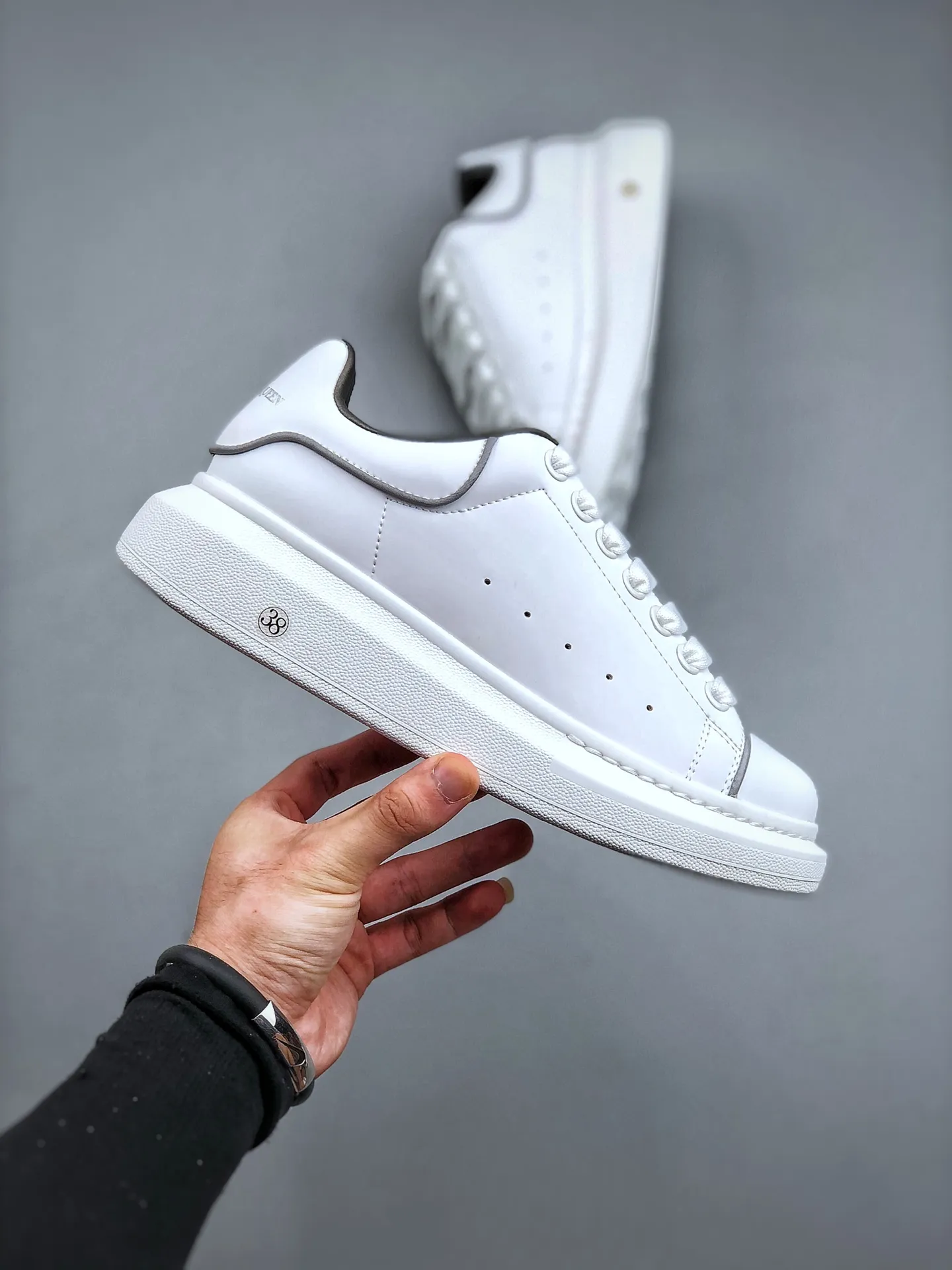 Replica Alexander McQueen White Chunky Platform Sneakers | YtaYta