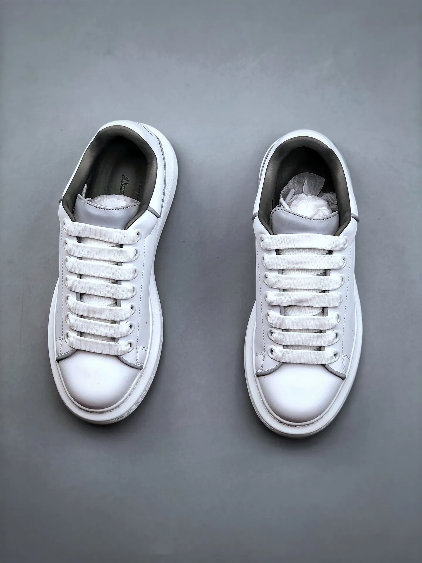 Replica Alexander McQueen White Chunky Platform Sneakers | YtaYta