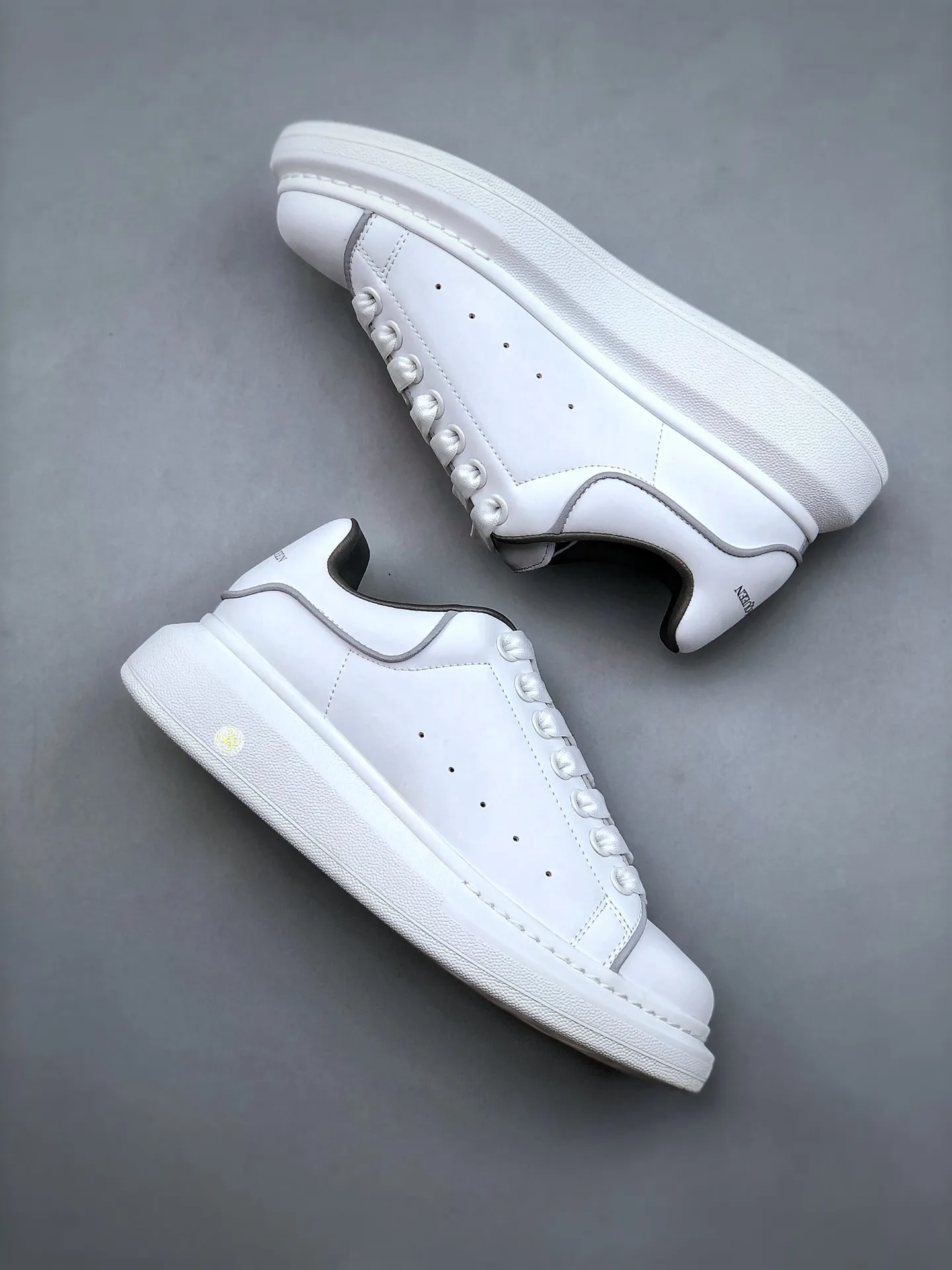 Replica Alexander McQueen White Chunky Platform Sneakers | YtaYta