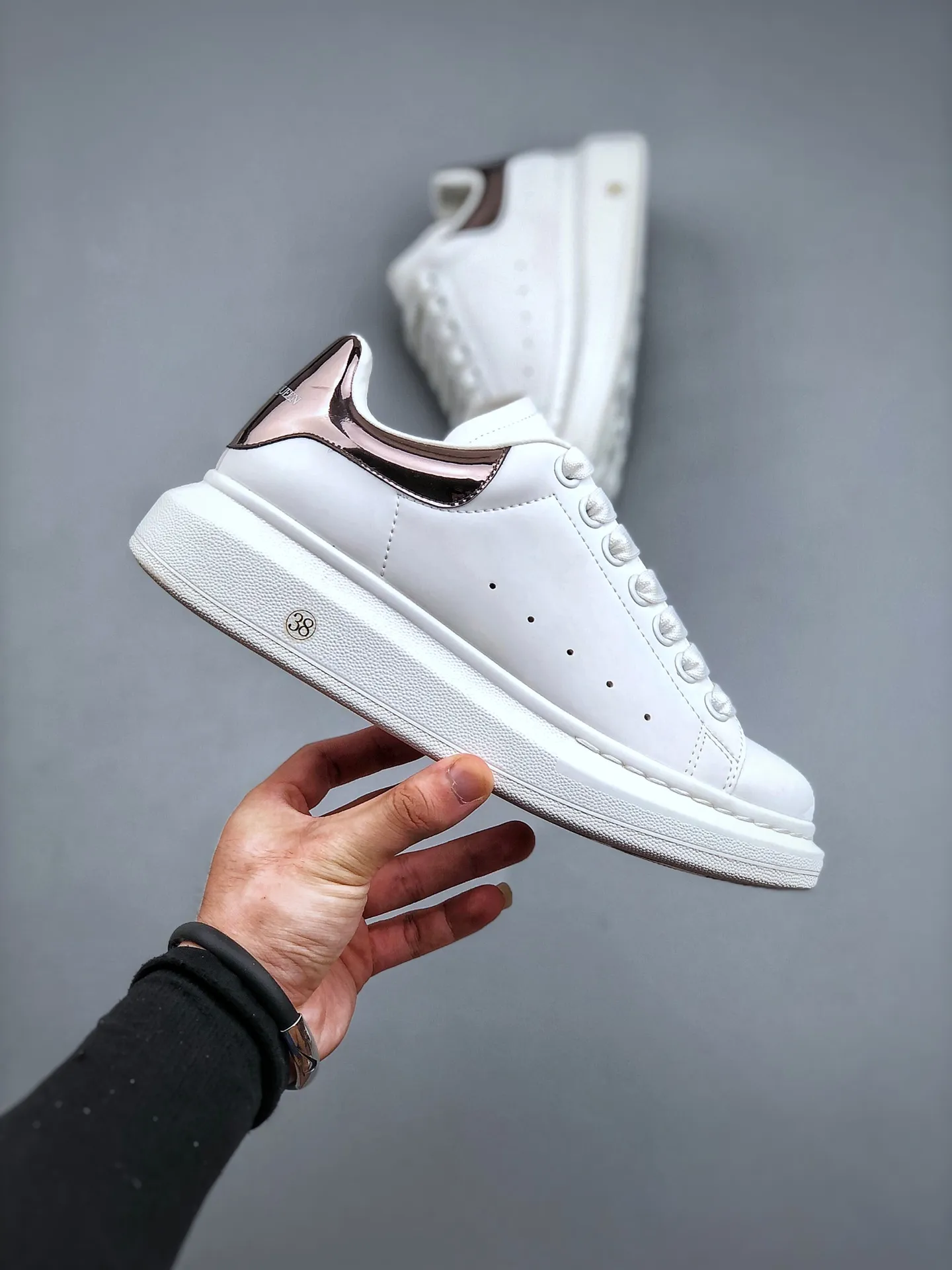 Alexander McQueen Women's White Oversized Sneakers Replica Review | YtaYta