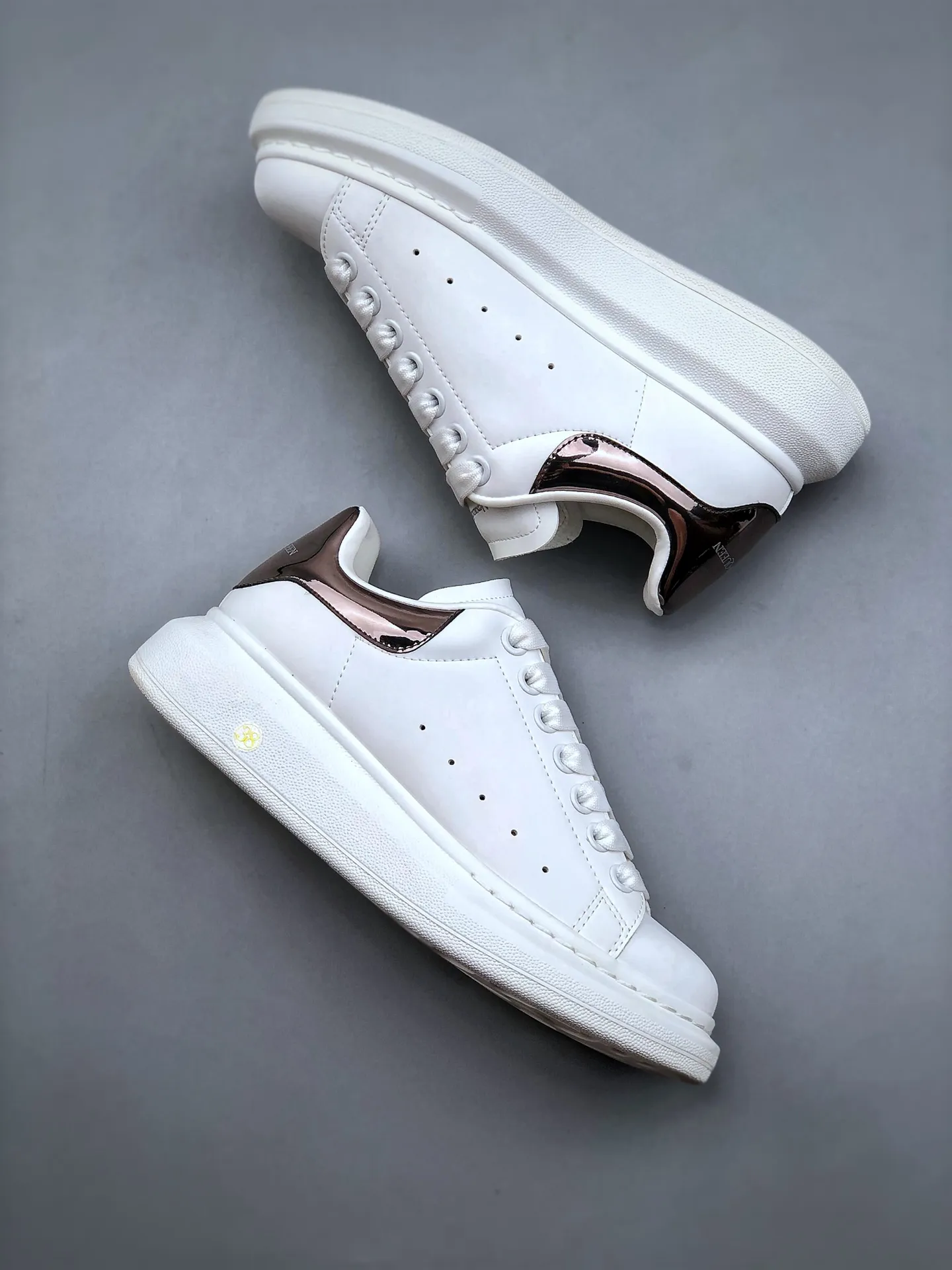 Alexander McQueen Women's White Oversized Sneakers Replica Review | YtaYta