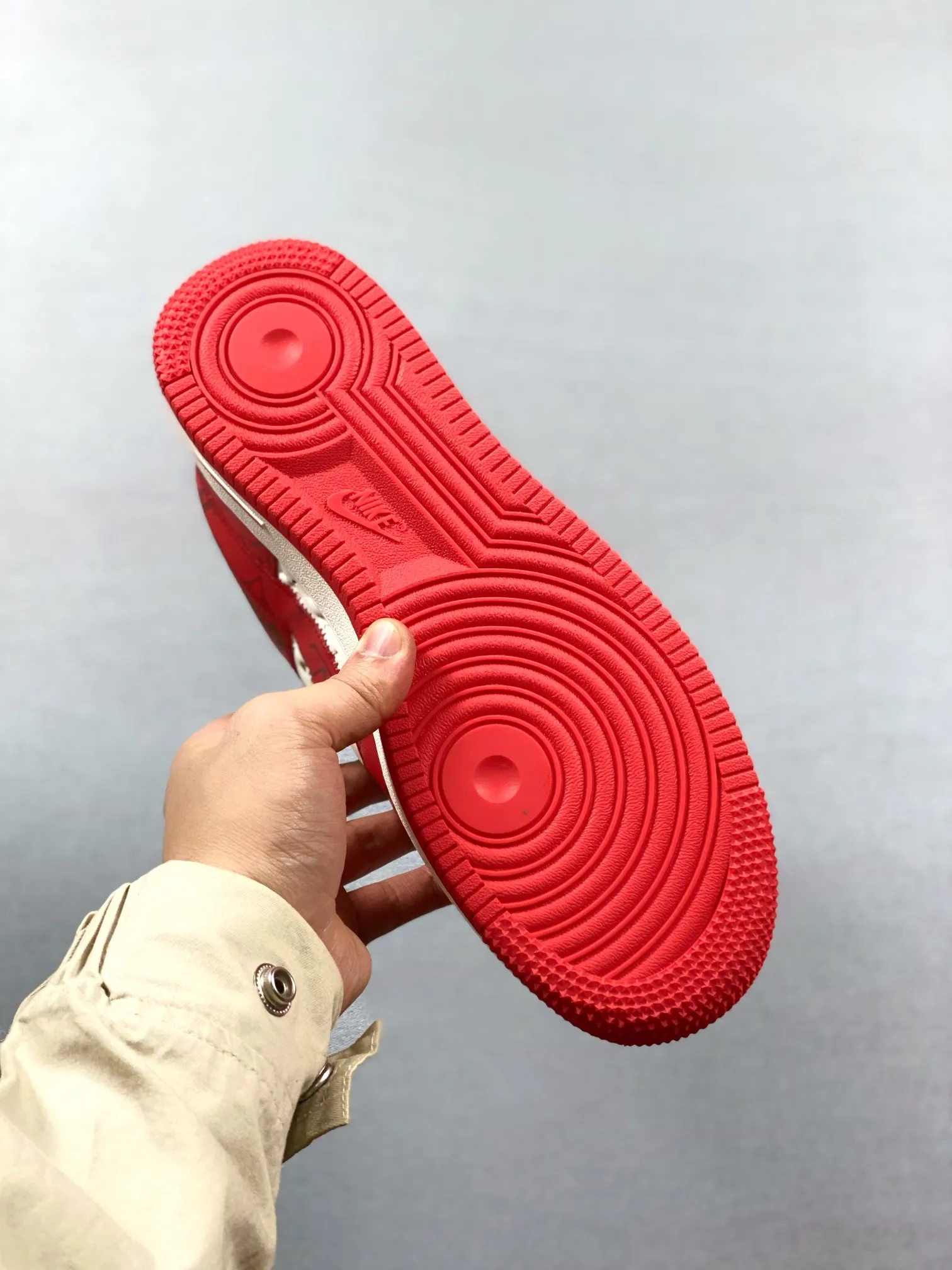 Louis Vuitton x Nike Air Force 1 Red Sneakers Replica | YtaYta