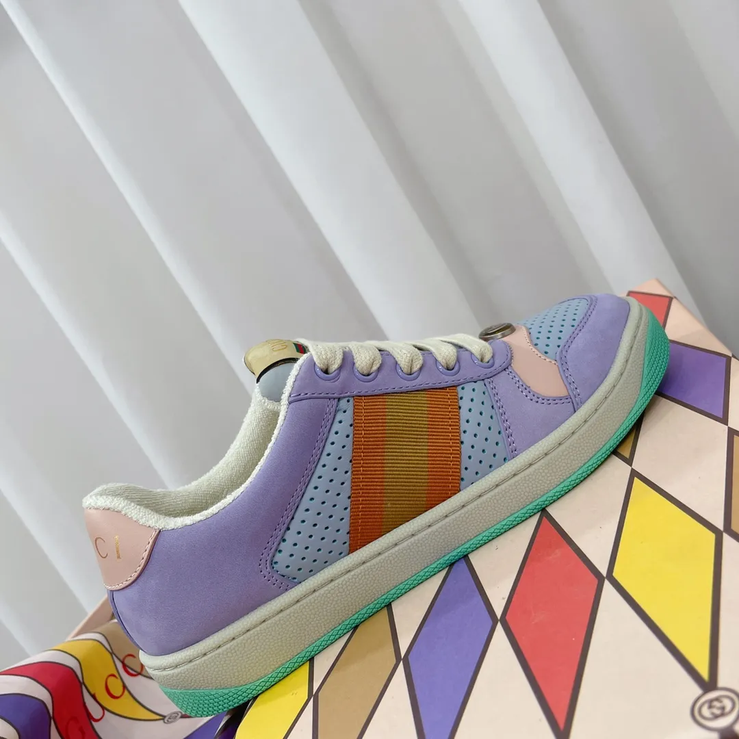 Gucci Lovelight Screener Glitter Sneakers in Multicolor Canvas – Replica Review | YtaYta