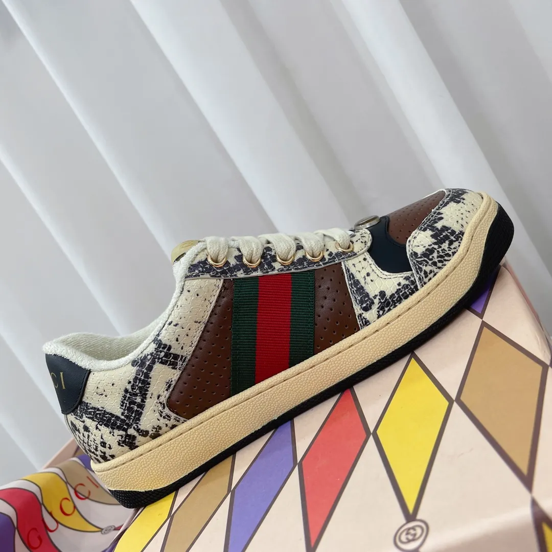 Gucci Lovelight Screener Glitter Sneakers in Multicolor Canvas – Replica Review | YtaYta