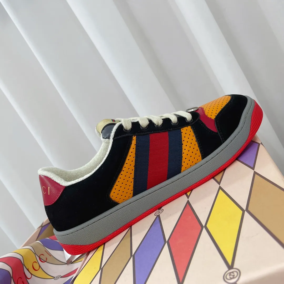 Gucci Lovelight Screener Glitter Sneakers in Multicolor Canvas – Replica Review | YtaYta