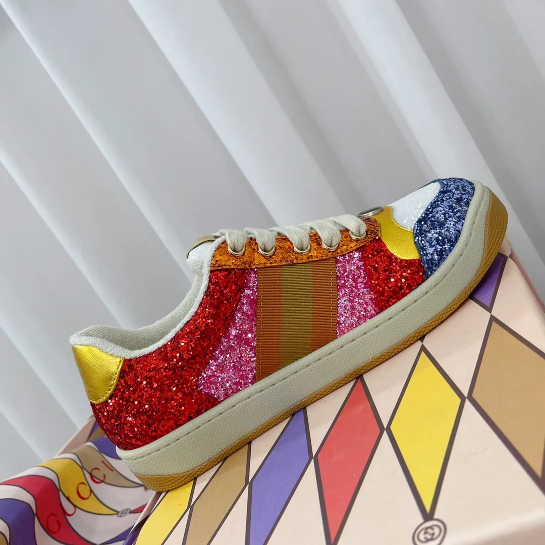 Gucci Lovelight Screener Sneakers in Multicolor Glitter Replica: A Comprehensive Review | YtaYta