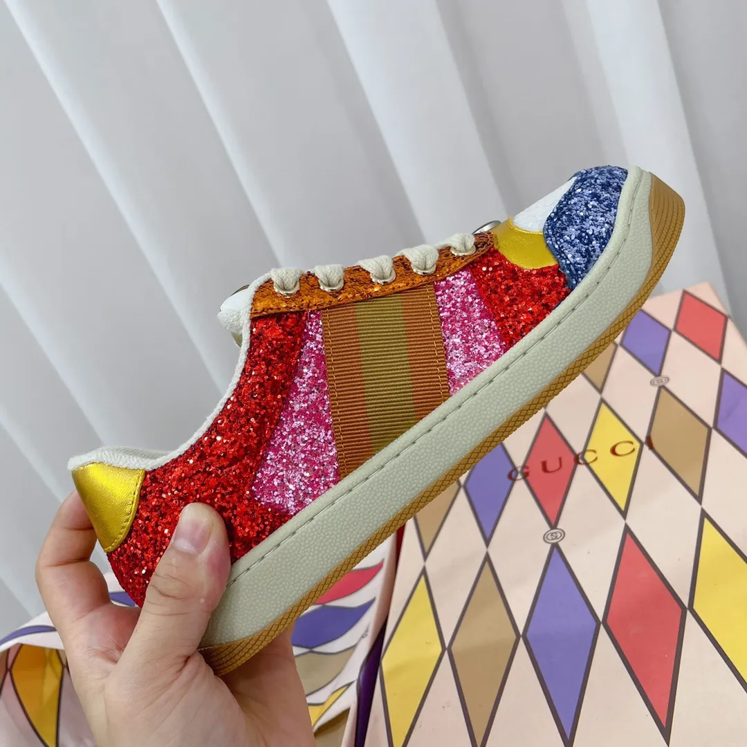 Gucci Lovelight Screener Sneakers in Multicolor Glitter Replica: A Comprehensive Review | YtaYta