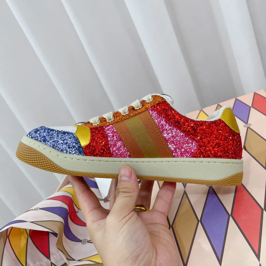 Gucci Lovelight Screener Sneakers in Multicolor Glitter Replica: A Comprehensive Review | YtaYta