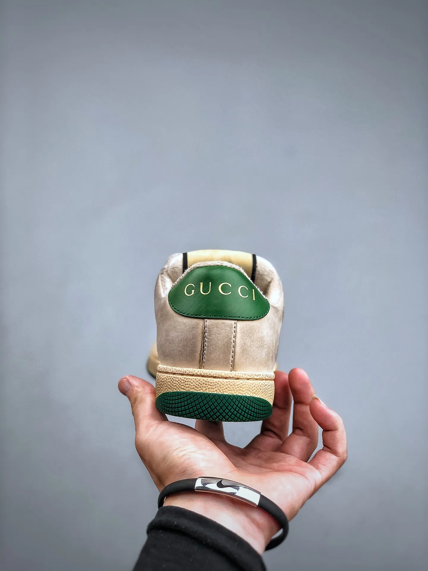 Fake Rep Replica GUCCI Women's Screener Leather Sneaker, White | YtaYta