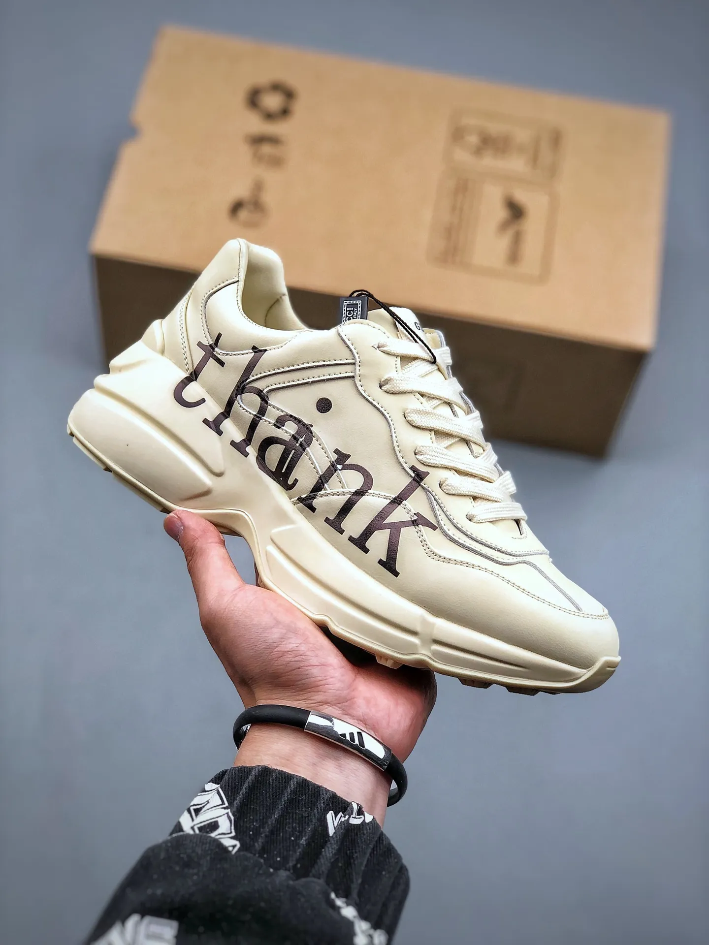 Gucci Rhyton x NY Yankees Replica Sneakers White Review | YtaYta