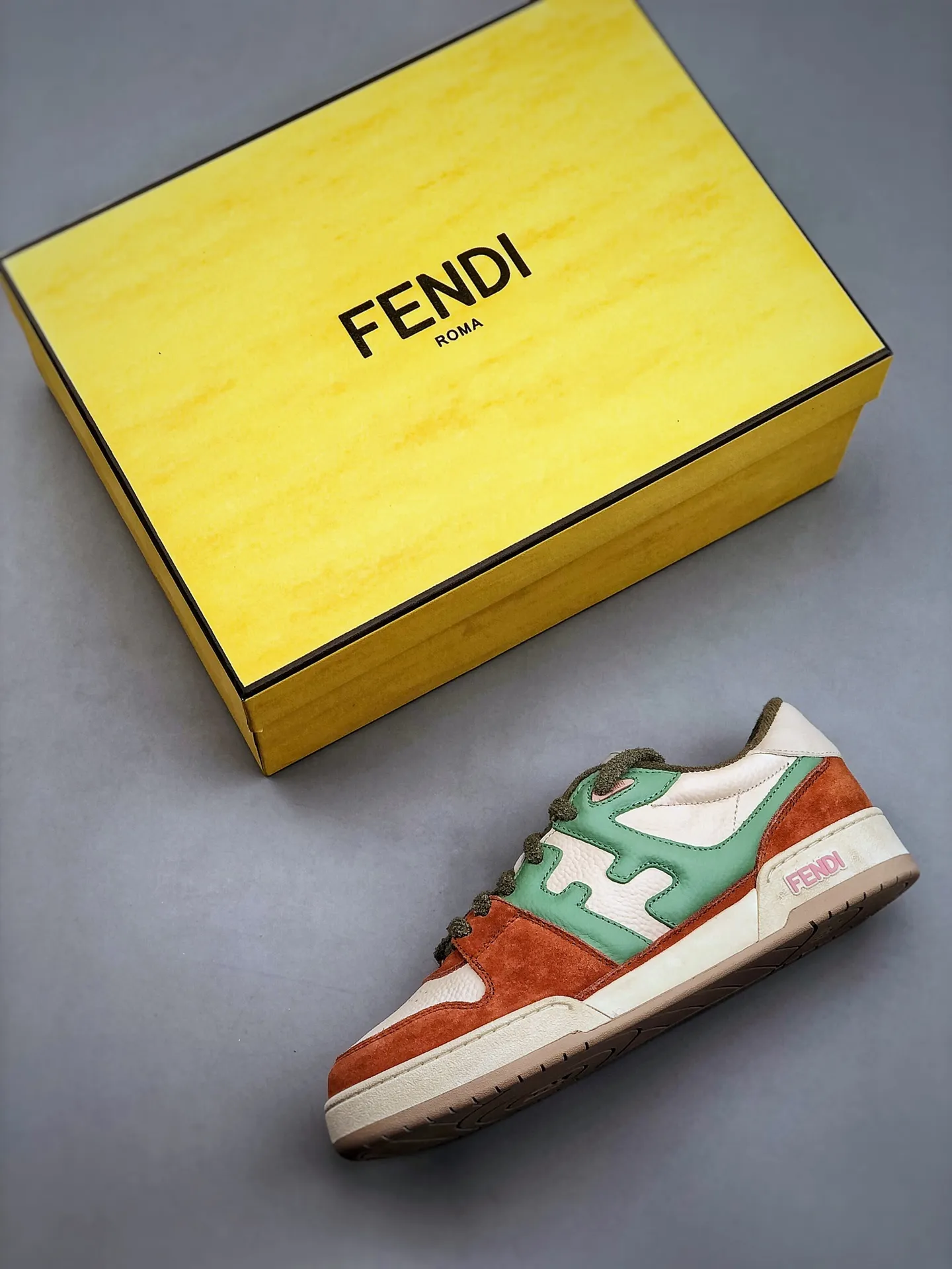 Fake Rep Replica Fendi Match Amaranth Suede Sneakers: Quality and Style Unveiled | YtaYta