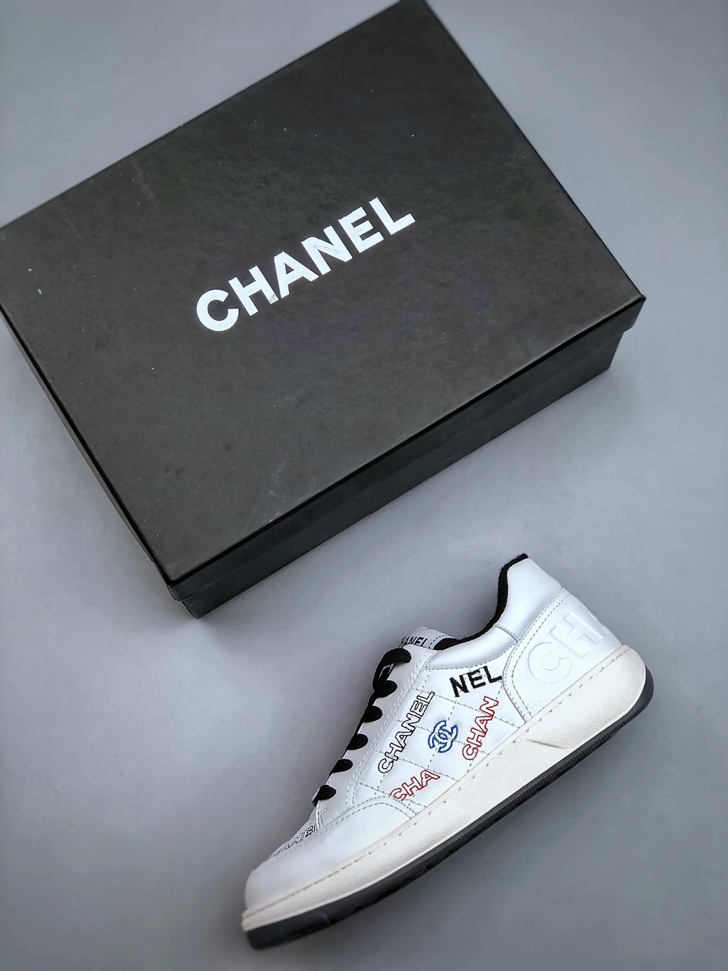 Fake Rep Replica Chanel Sneakers - Black/White - $99.49 DHgate.Com | YtaYta