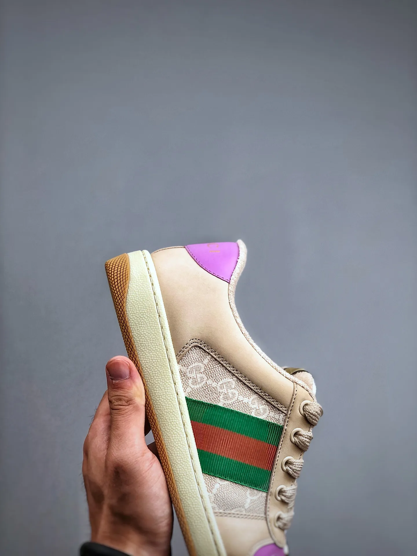 The Rise of Replica Gucci Screener Sneakers in White Leather | YtaYta