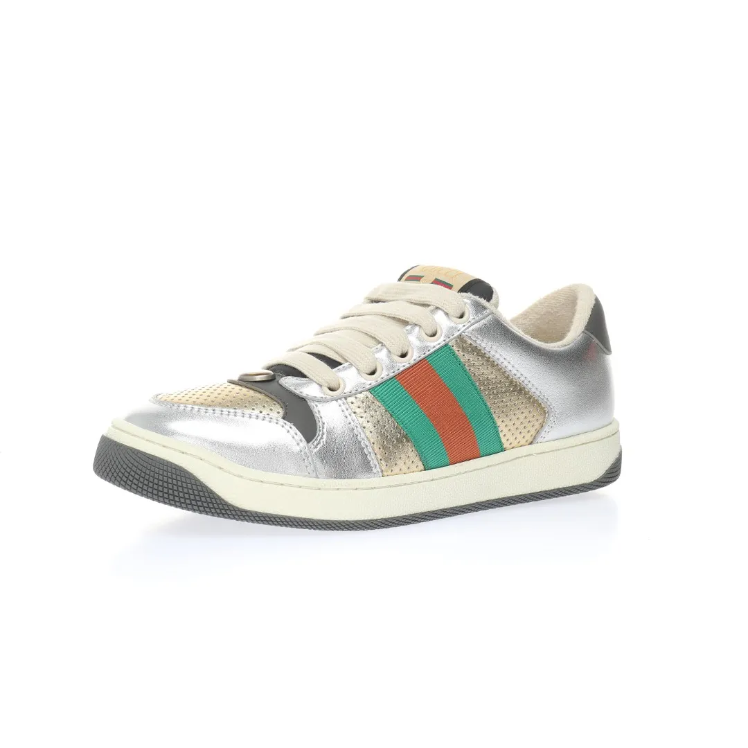 Gucci White Leather Screener Sneakers: Real vs. Replica | YtaYta