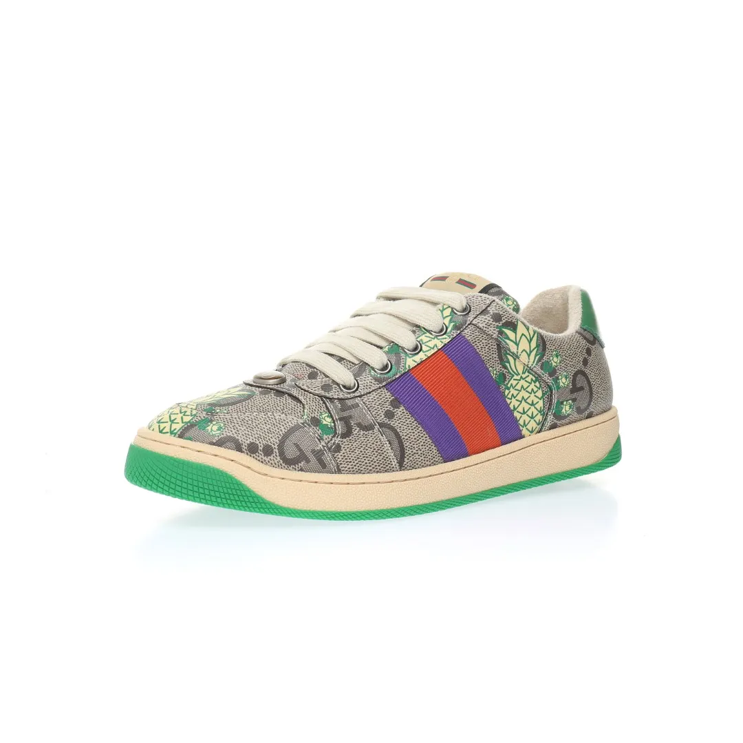 Gucci Beige & Green Screener Sneakers for Men: The Ultimate Guide to Replicas | YtaYta