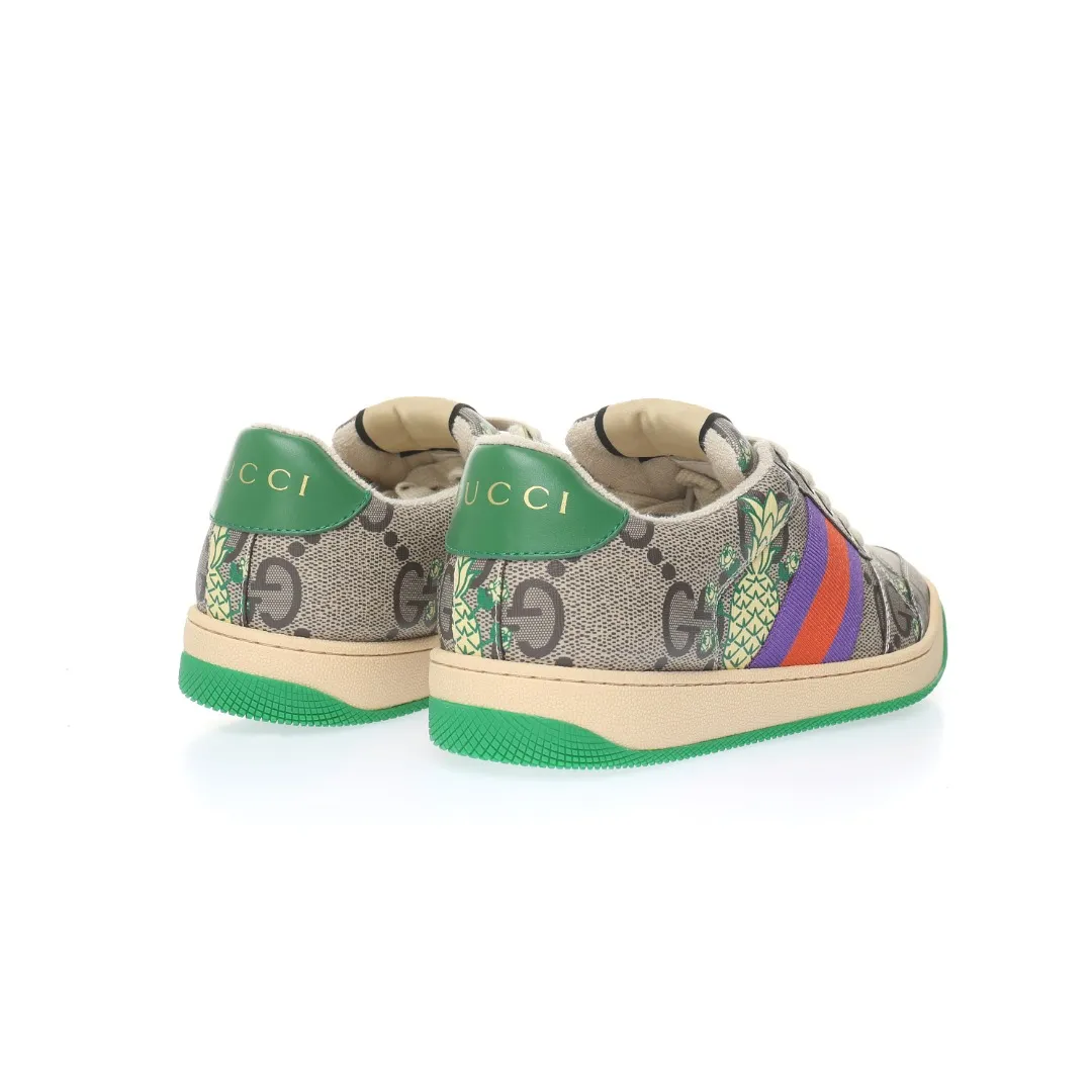 Gucci Beige & Green Screener Sneakers for Men: The Ultimate Guide to Replicas | YtaYta