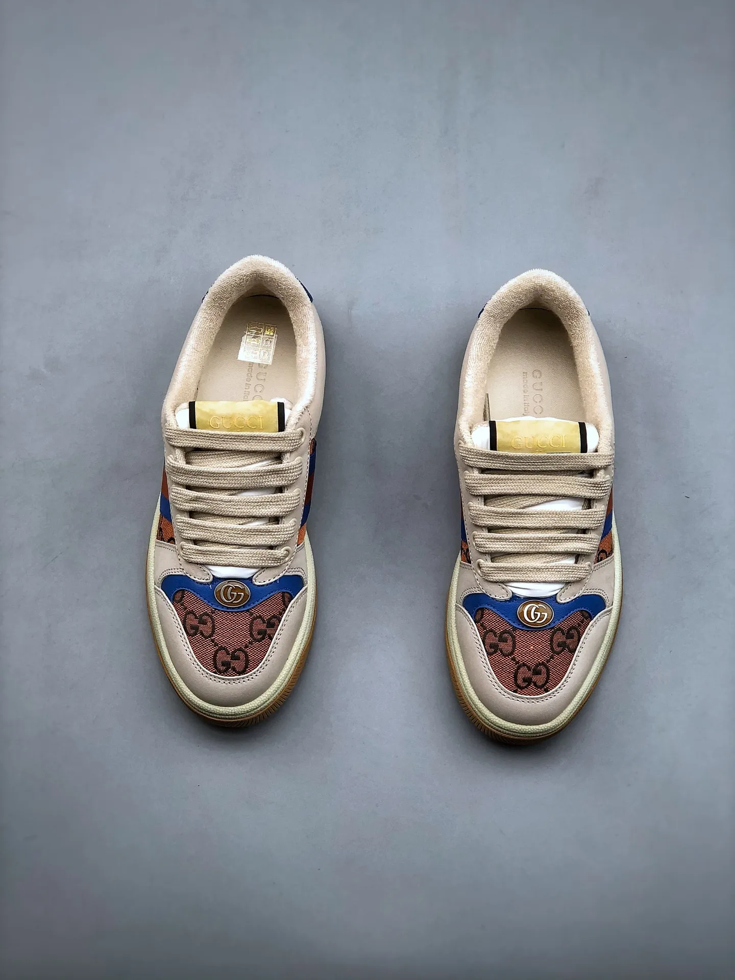 Gucci Kids' Cotton Sneakers in Multicolor (Replica) | YtaYta