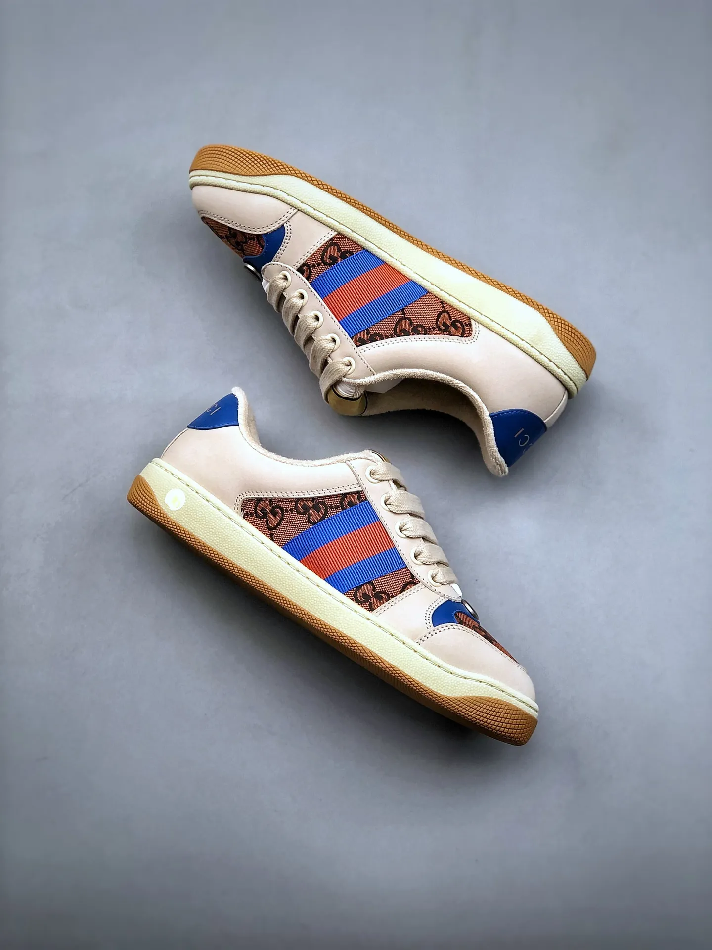 Gucci Kids' Cotton Sneakers in Multicolor (Replica) | YtaYta