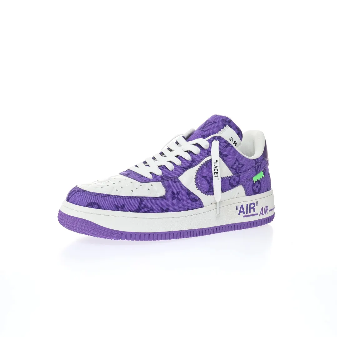 Replica Louis Vuitton x Nike Air Force 1 By Virgil Abloh White/Purple - A Detailed Review | YtaYta