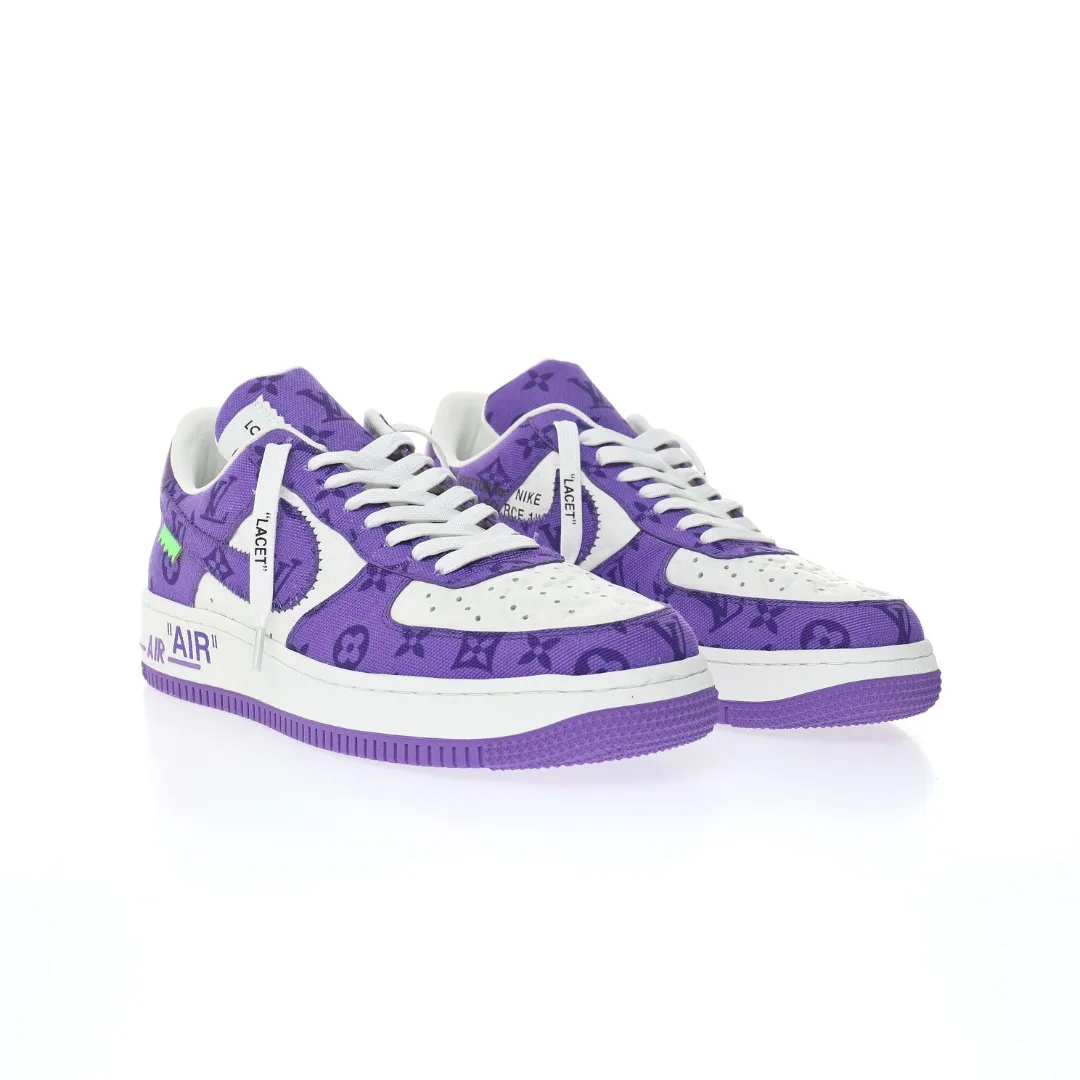 Replica Louis Vuitton x Nike Air Force 1 By Virgil Abloh White/Purple - A Detailed Review | YtaYta