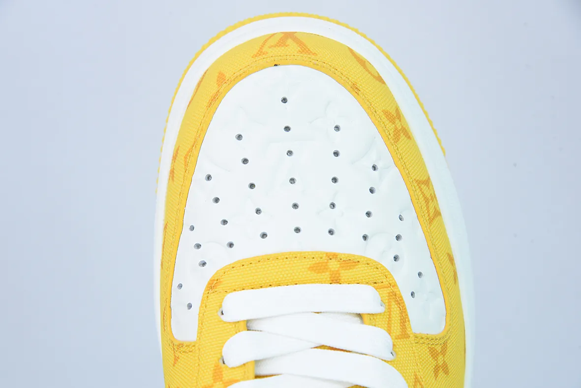 Louis Vuitton x Nike Air Force 1 'Yellow' Replica Review | YtaYta