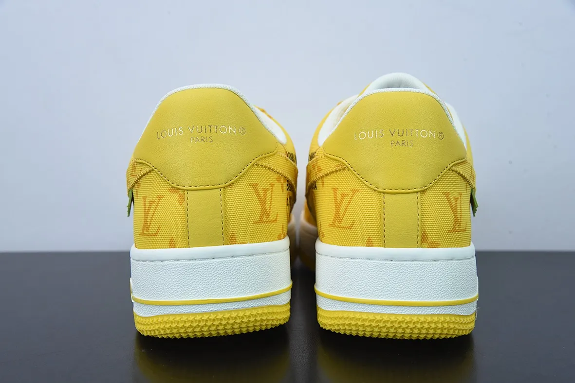 Louis Vuitton x Nike Air Force 1 'Yellow' Replica Review | YtaYta