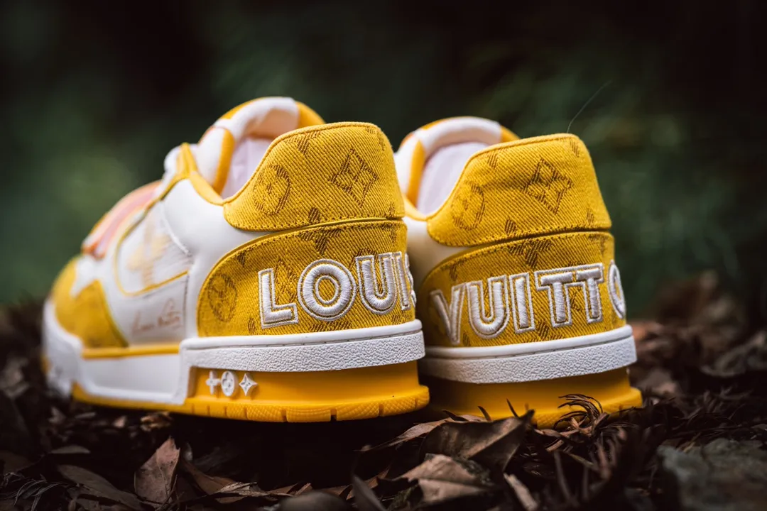 Fake Rep Louis Vuitton LV Trainer Sneaker Yellow - 2023 Edition | YtaYta