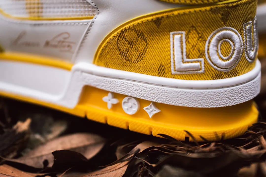 Fake Rep Louis Vuitton LV Trainer Sneaker Yellow - 2023 Edition | YtaYta