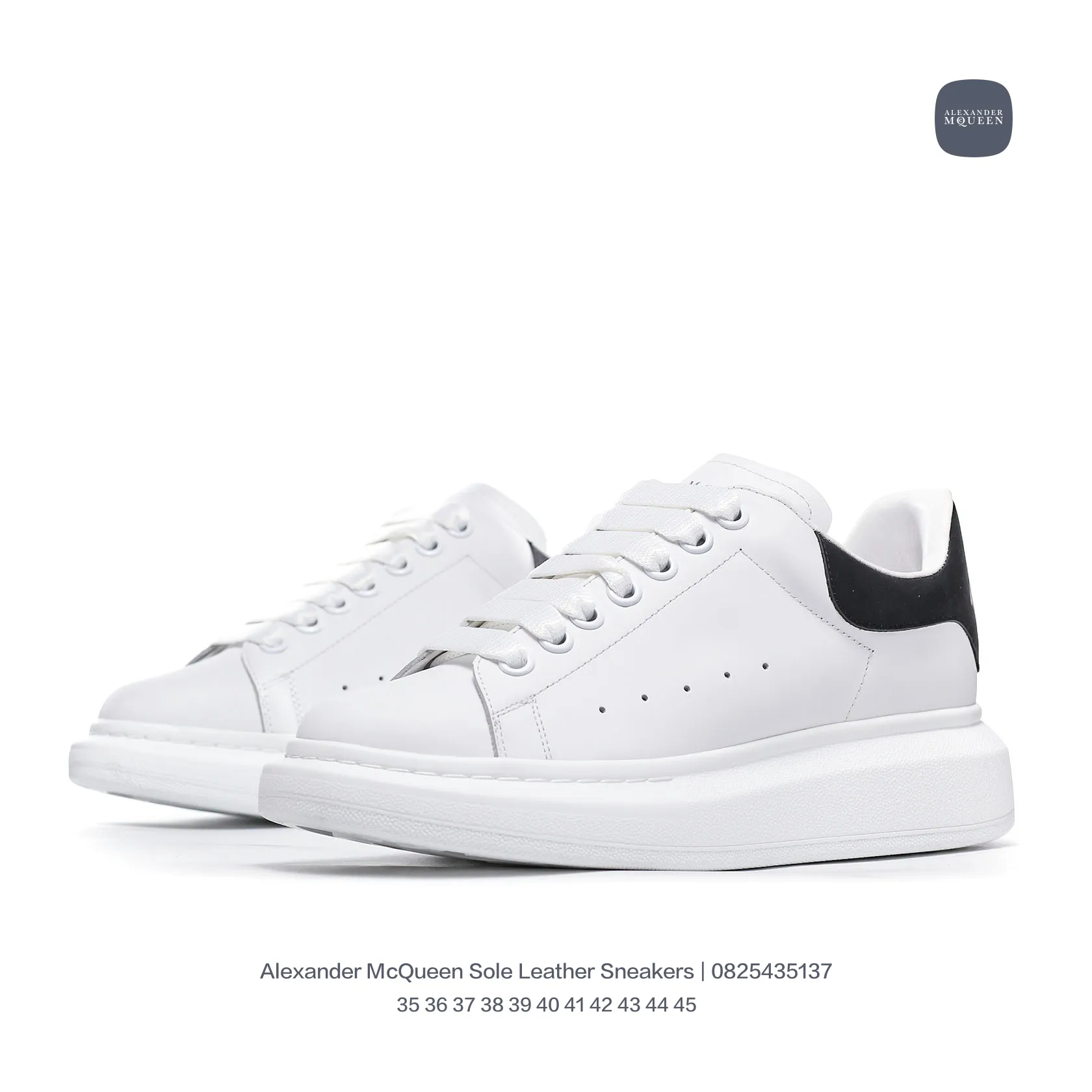 Fake Rep Replica Alexander McQueen Oversized Sneakers - White | YtaYta