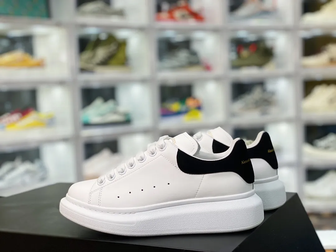 Alexander McQueen White and Black Oversized Sneakers Replica Review | YtaYta