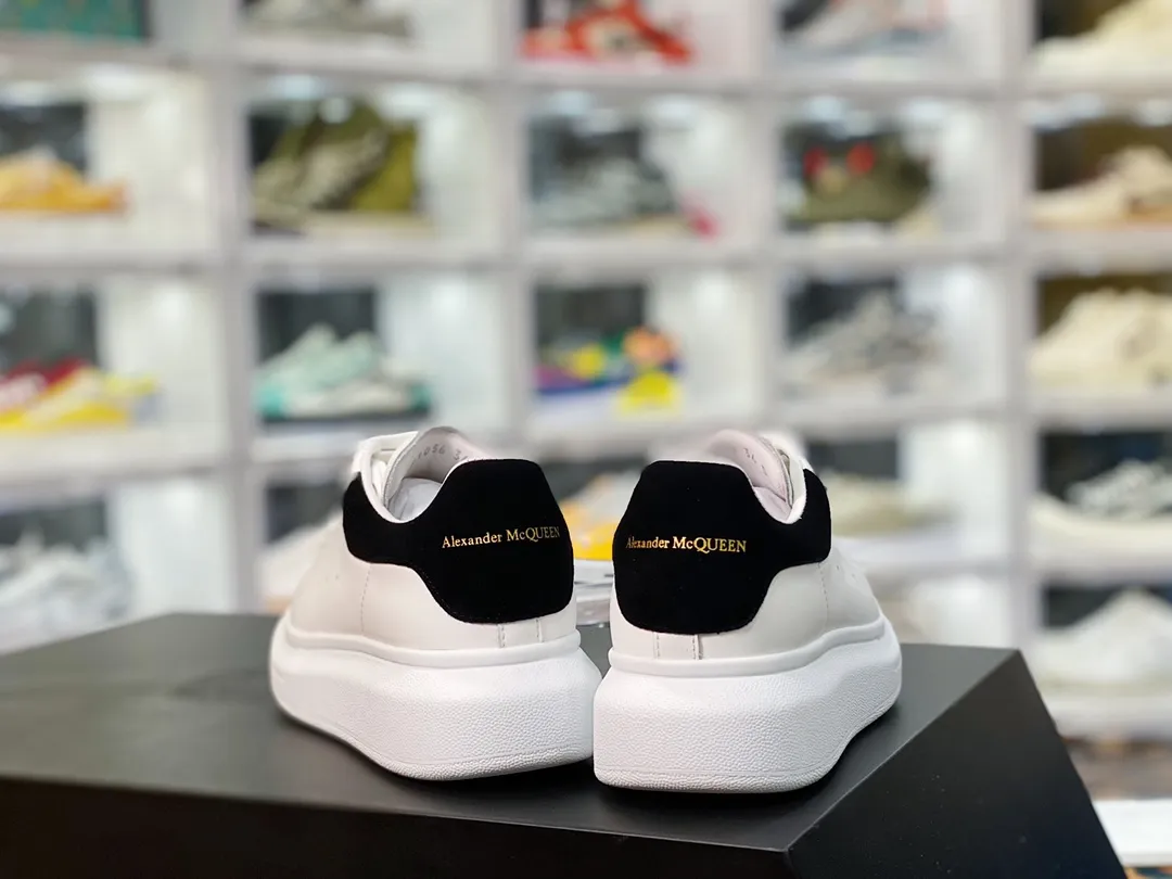 Alexander McQueen White and Black Oversized Sneakers Replica Review | YtaYta