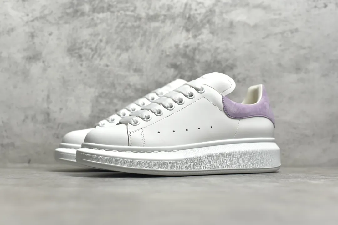 Fake Rep Alexander McQueen Oversized Sneakers - White & Purple | YtaYta