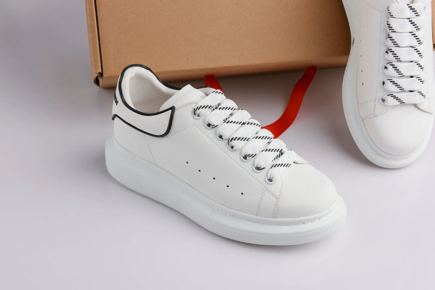 Alexander McQueen Men's White Oversized Sneakers (Rep/Replica) | YtaYta