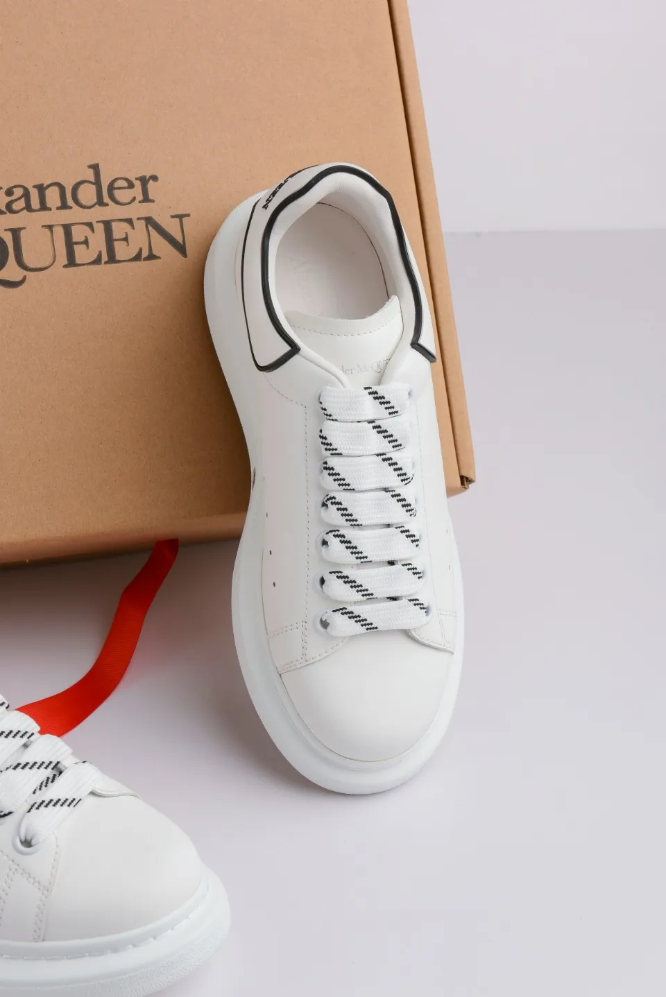 Alexander McQueen Men's White Oversized Sneakers (Rep/Replica) | YtaYta