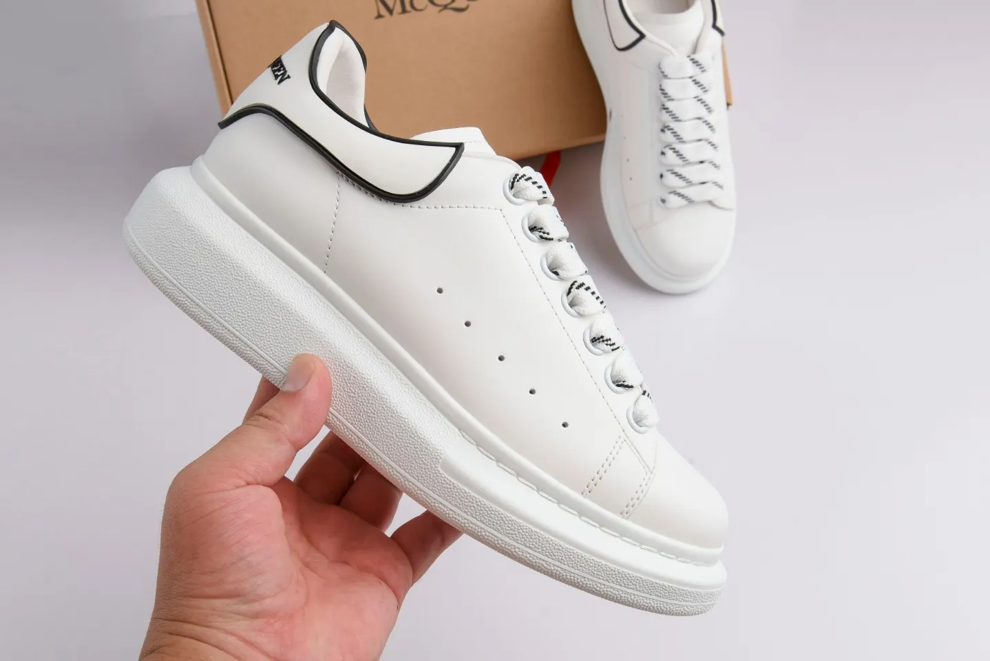 Alexander McQueen Men's White Oversized Sneakers (Rep/Replica) | YtaYta