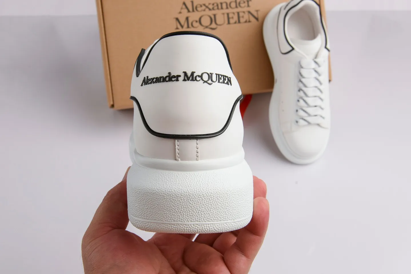 Alexander McQueen Men's White Oversized Sneakers (Rep/Replica) | YtaYta