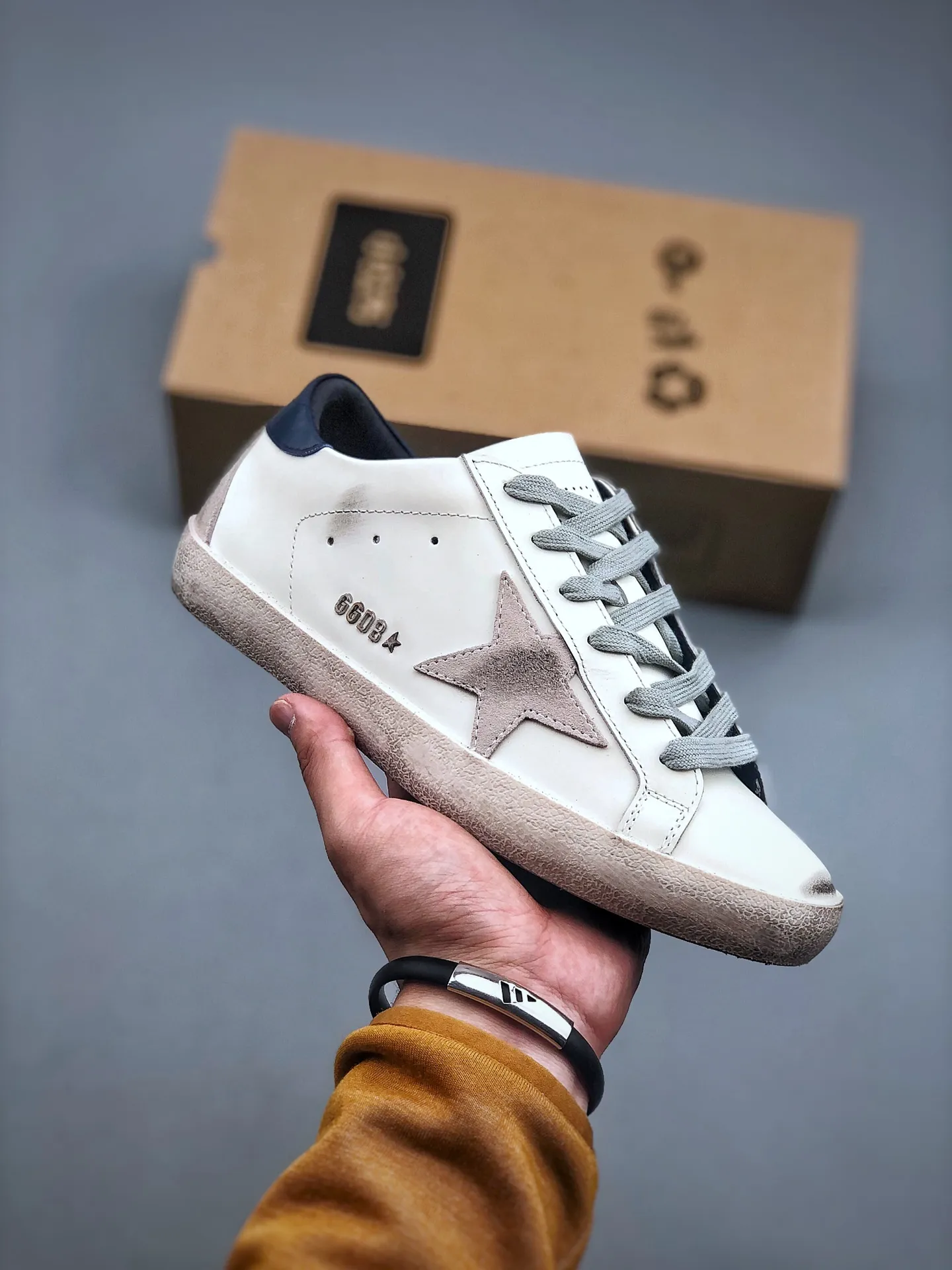 Golden Goose White Leather and Suede Superstar Low-Top Sneakers: Rep vs. Original | YtaYta