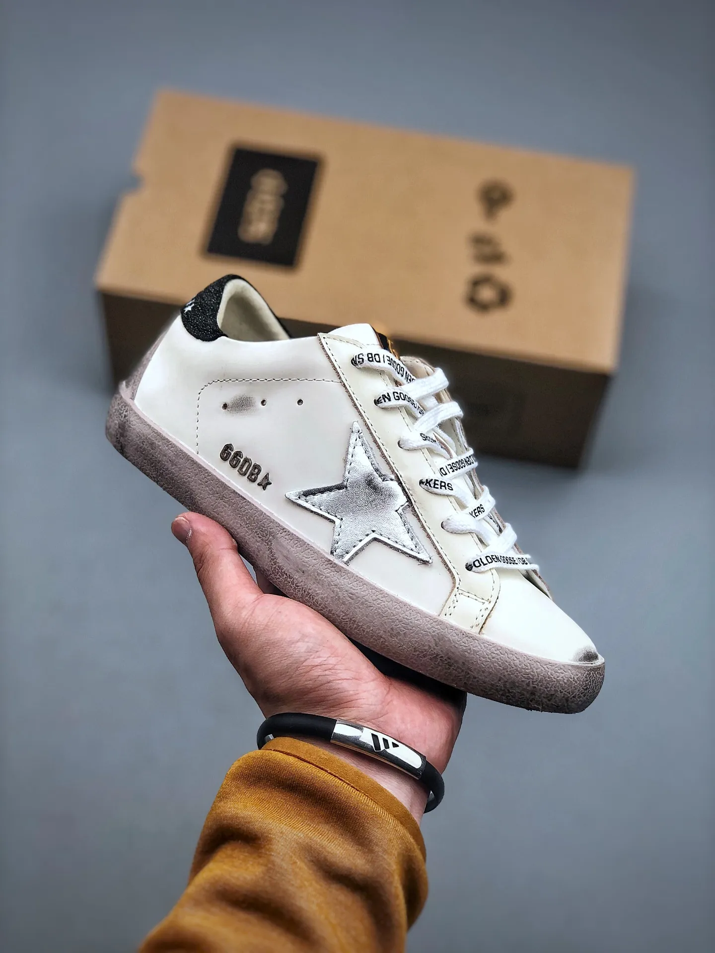 Golden Goose White Leather and Suede Superstar Low-Top Sneakers: Rep vs. Original | YtaYta