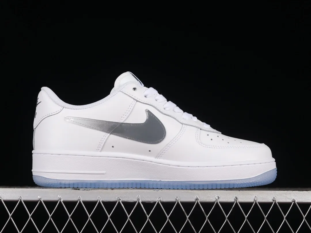 Nike Air Force 1 07 Low White Grey Blue Metallic Gold Replica Review | YtaYta